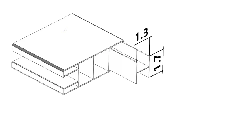 2″ × 6″