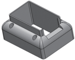 2” x 3.5” Rail Level  Bracket