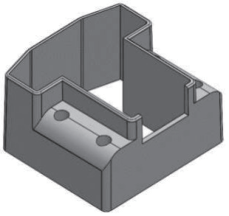 3.5” x 3.5” T-rail Level Bracket