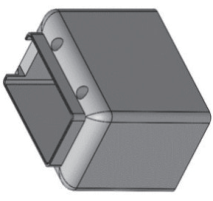 2” x 3.5” Rail Stair Bracket