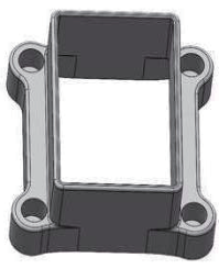 1.75” x 2.35” Rail Level  Bracket