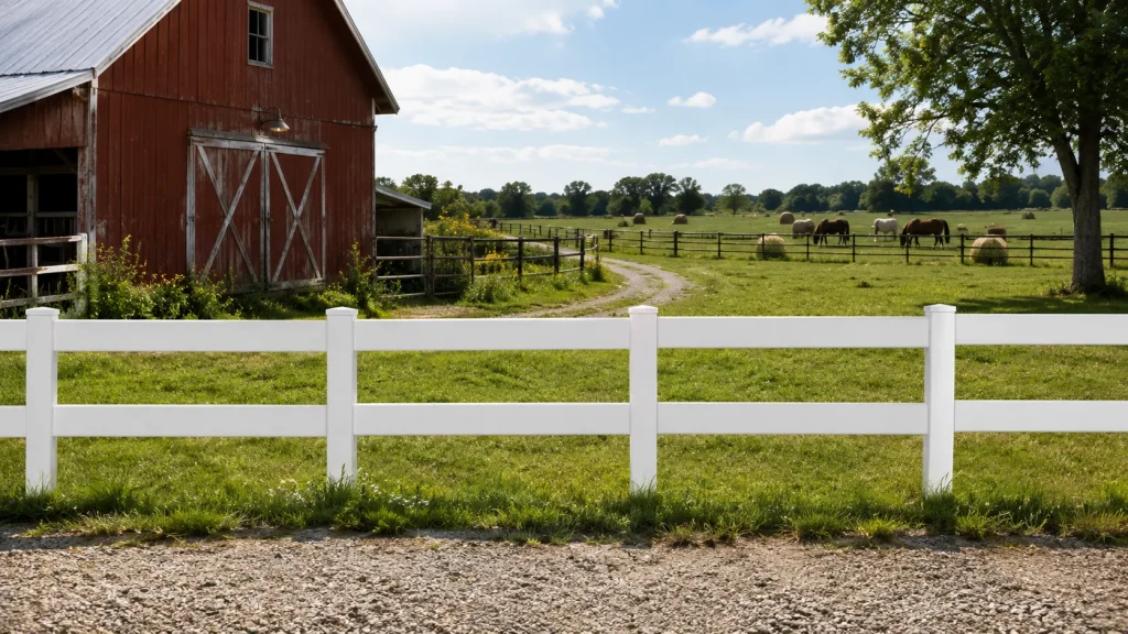 Ranch Rail Fence Scene 01