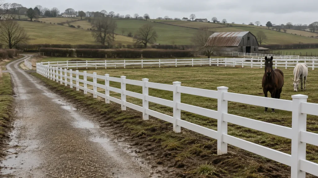Ranch Rail Fence Scene 09
