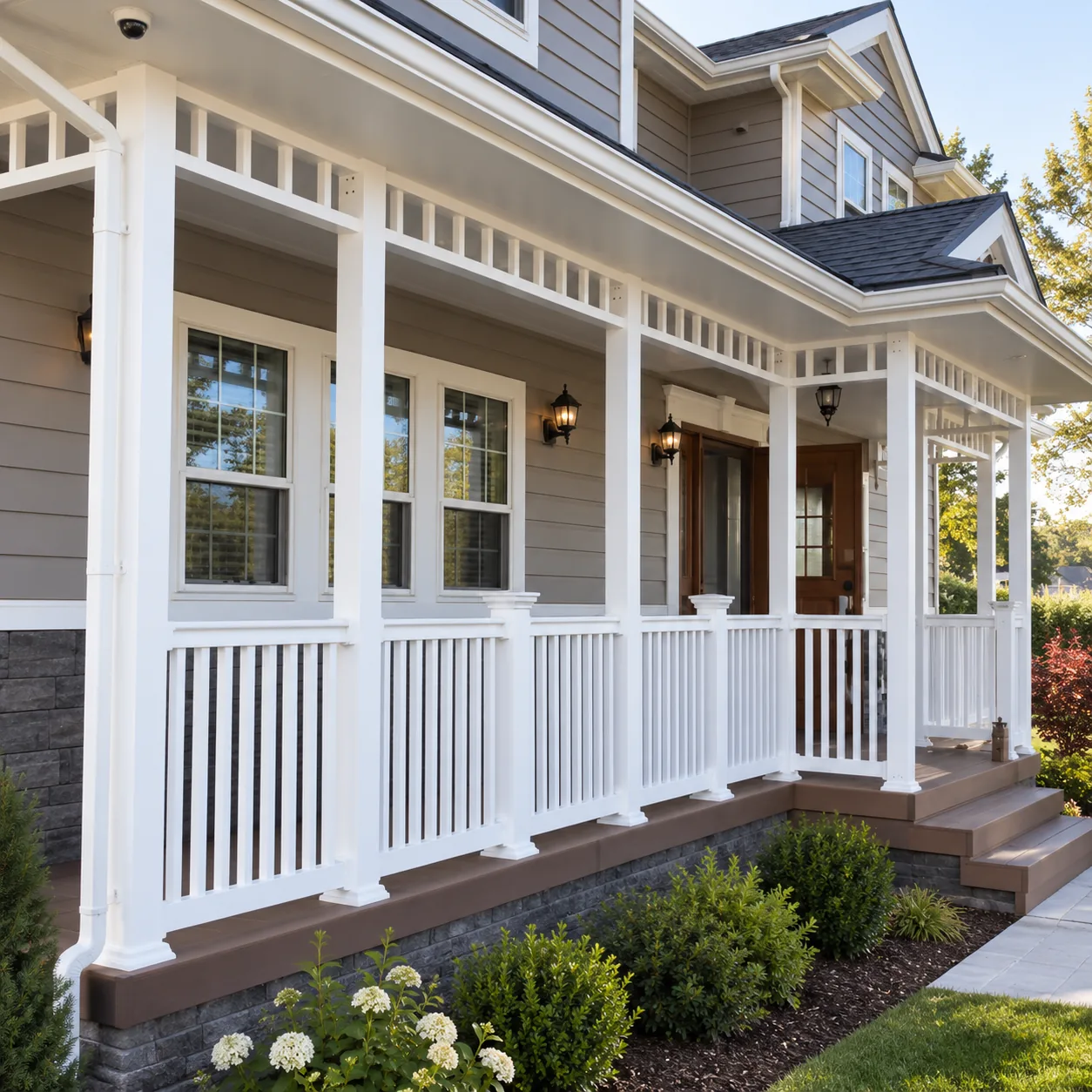 T Rail Vinyl Railing Banner