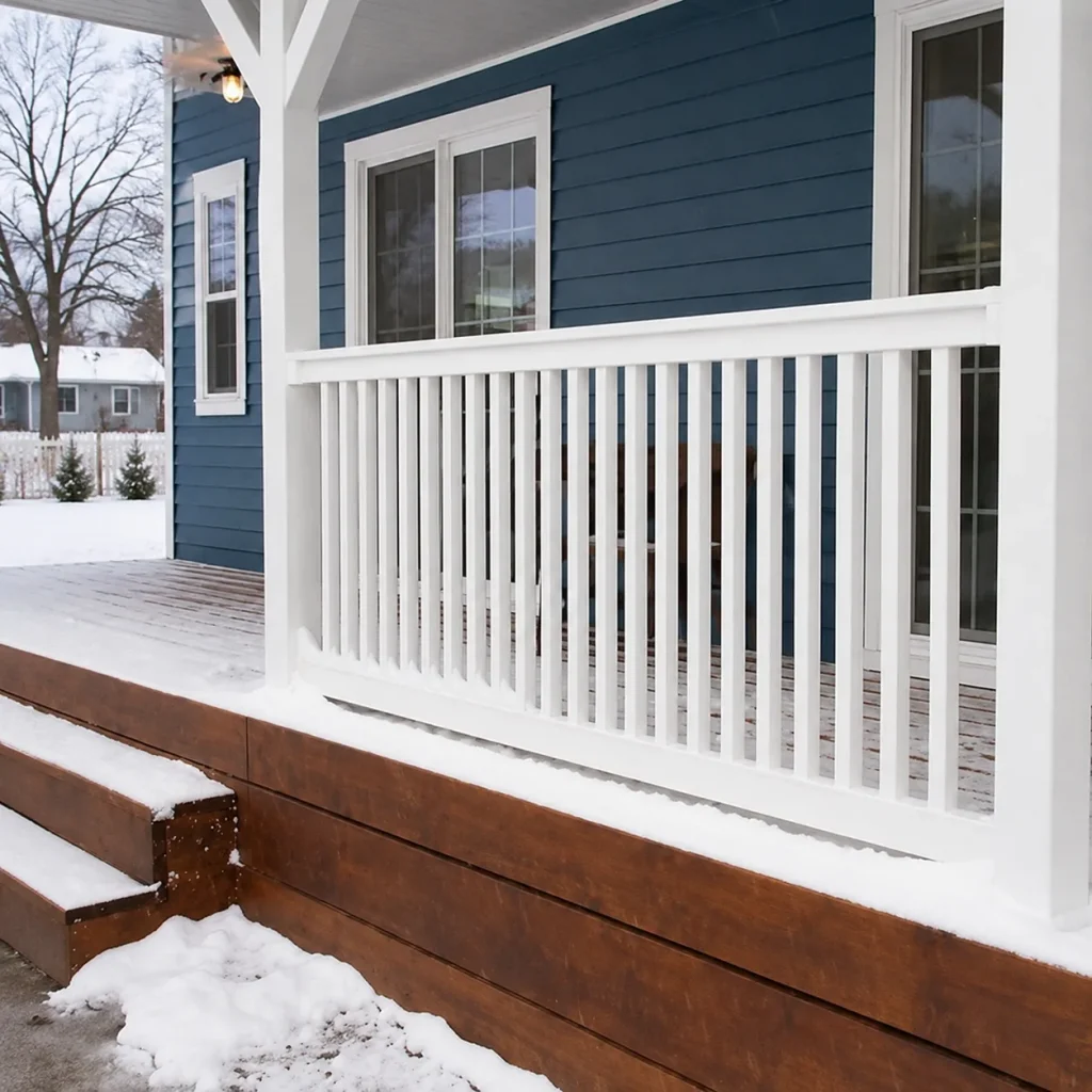 T Rail Vinyl Railing Scene 02