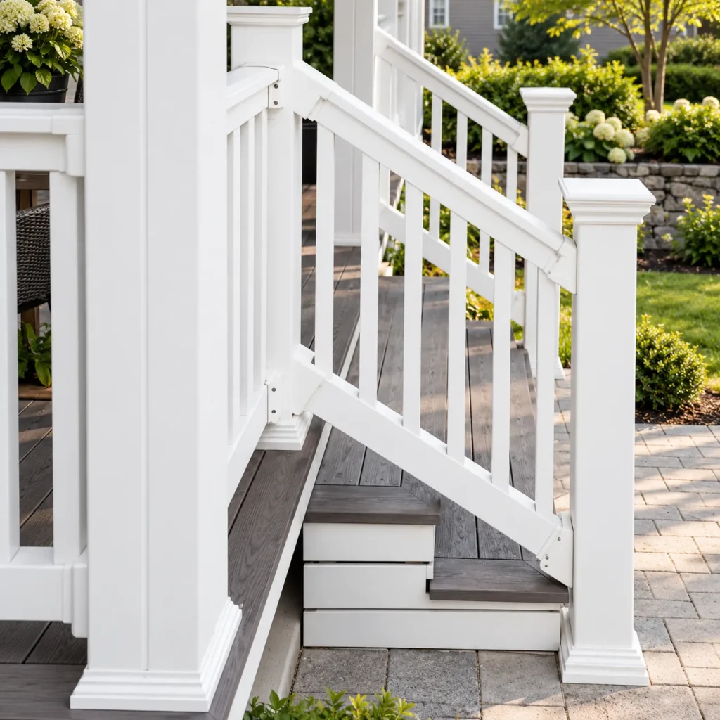 T Rail Vinyl Railing Scene 05