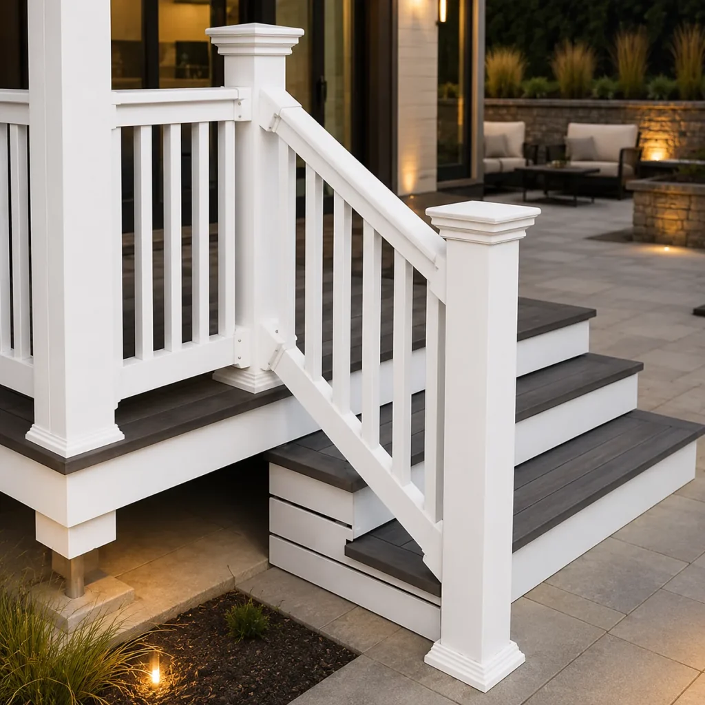 T Rail Vinyl Railing Scene 06