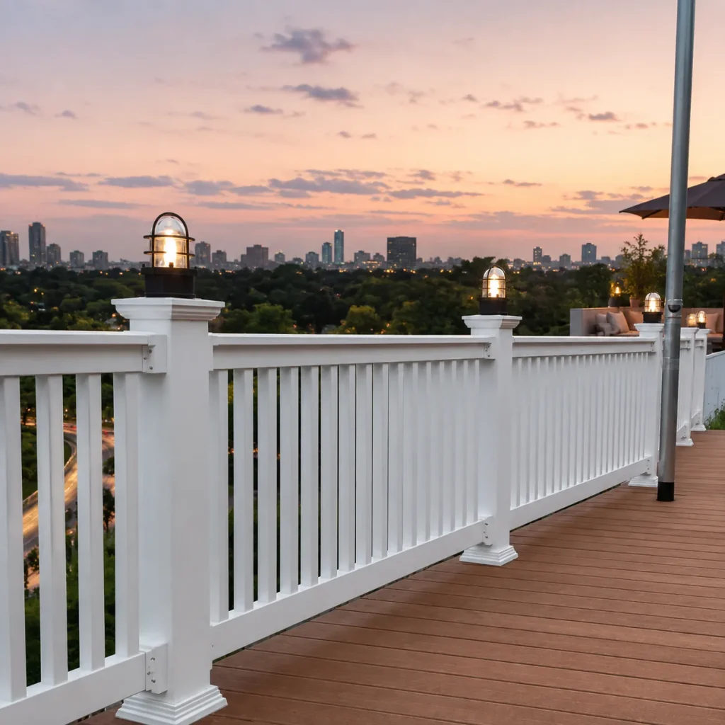 T Rail Vinyl Railing Scene 07
