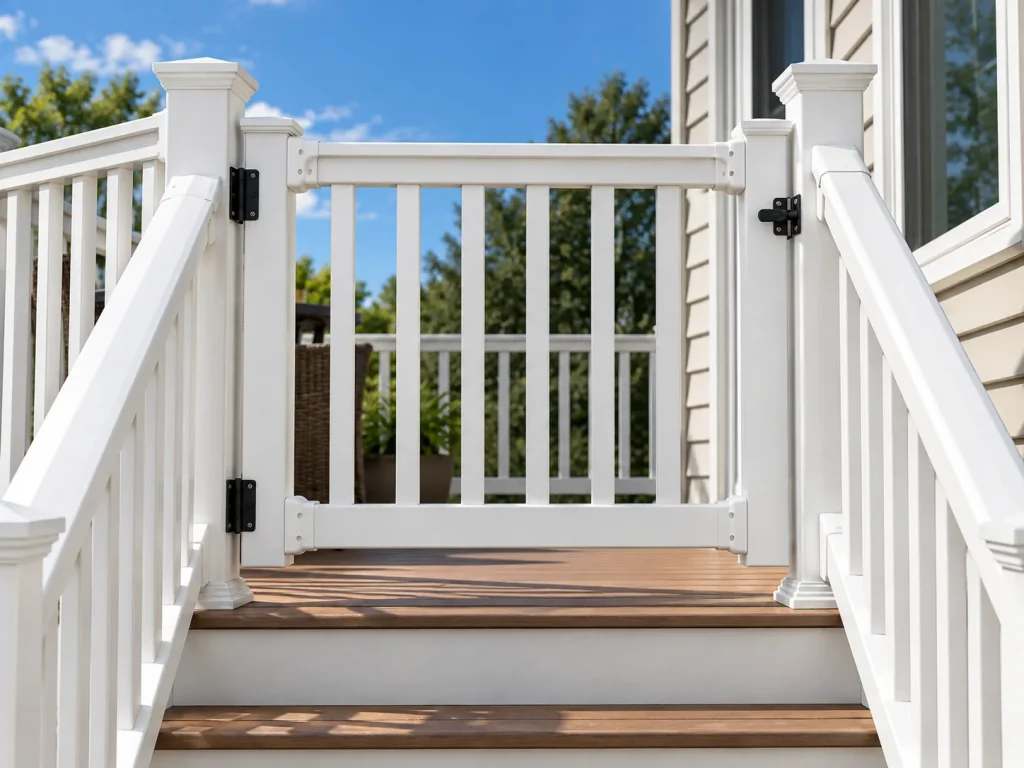 T Rail Vinyl Railing Scene 11