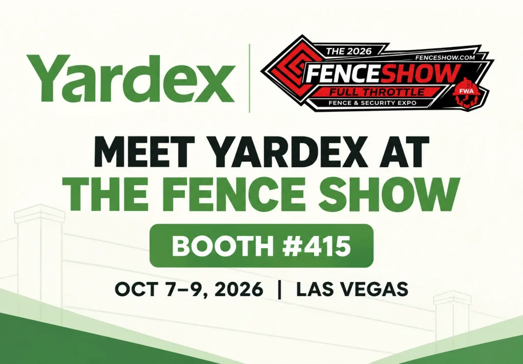 Yardex Fence Show 2026 Cover Borderless