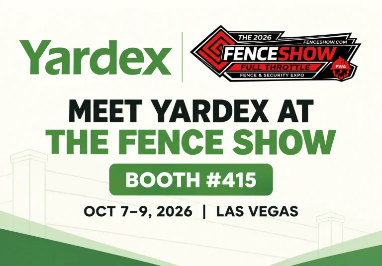 Yardex Fence Show 2026 Cover Borderless